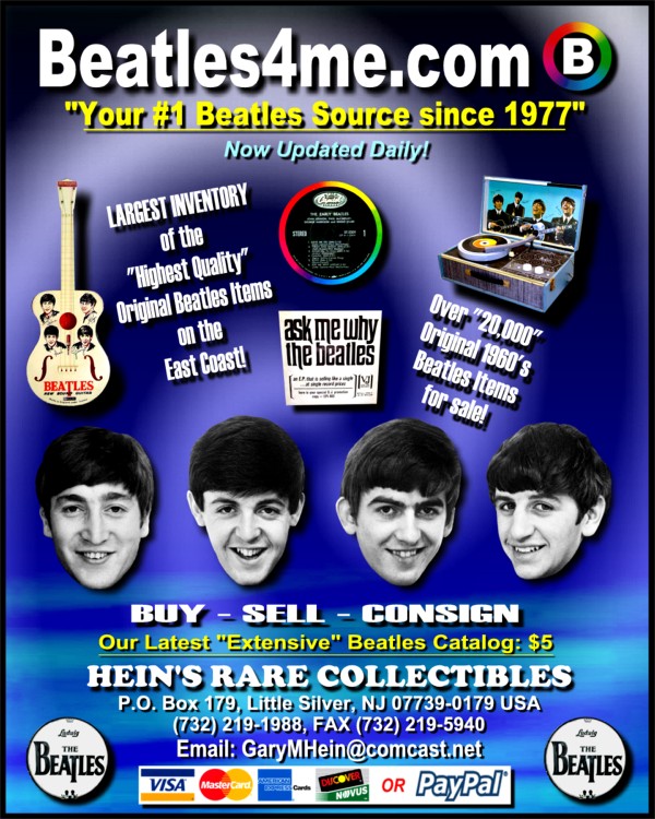 Original Beatles Album available on our website.  Click here to view!